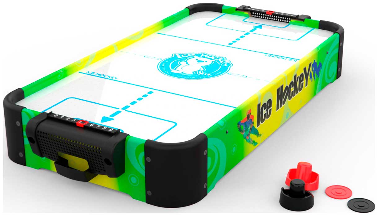 Изображение товара Игровой стол аэрохоккей SB-AT-3003 DFC компактный и яркий для активных игр