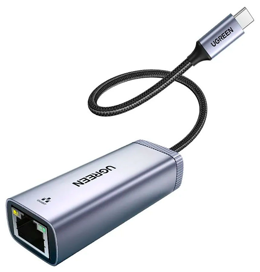 Изображение товара Адаптер Ugreen CM483 USB-C Gigabit Ethernet для стационарных и мобильных устройств