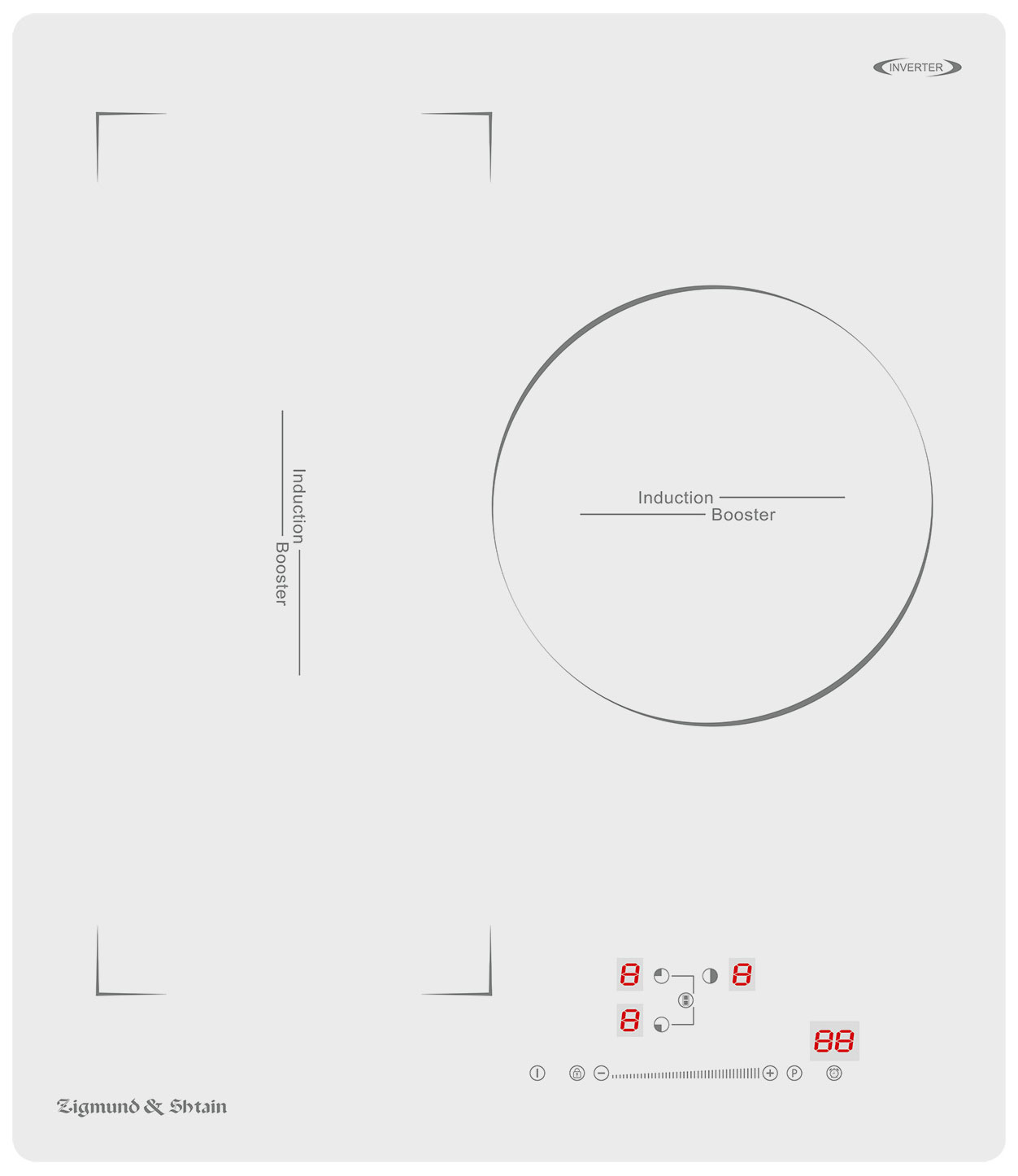 

Электрическая варочная панель Zigmund & Shtain CI 49.4 W, Белый