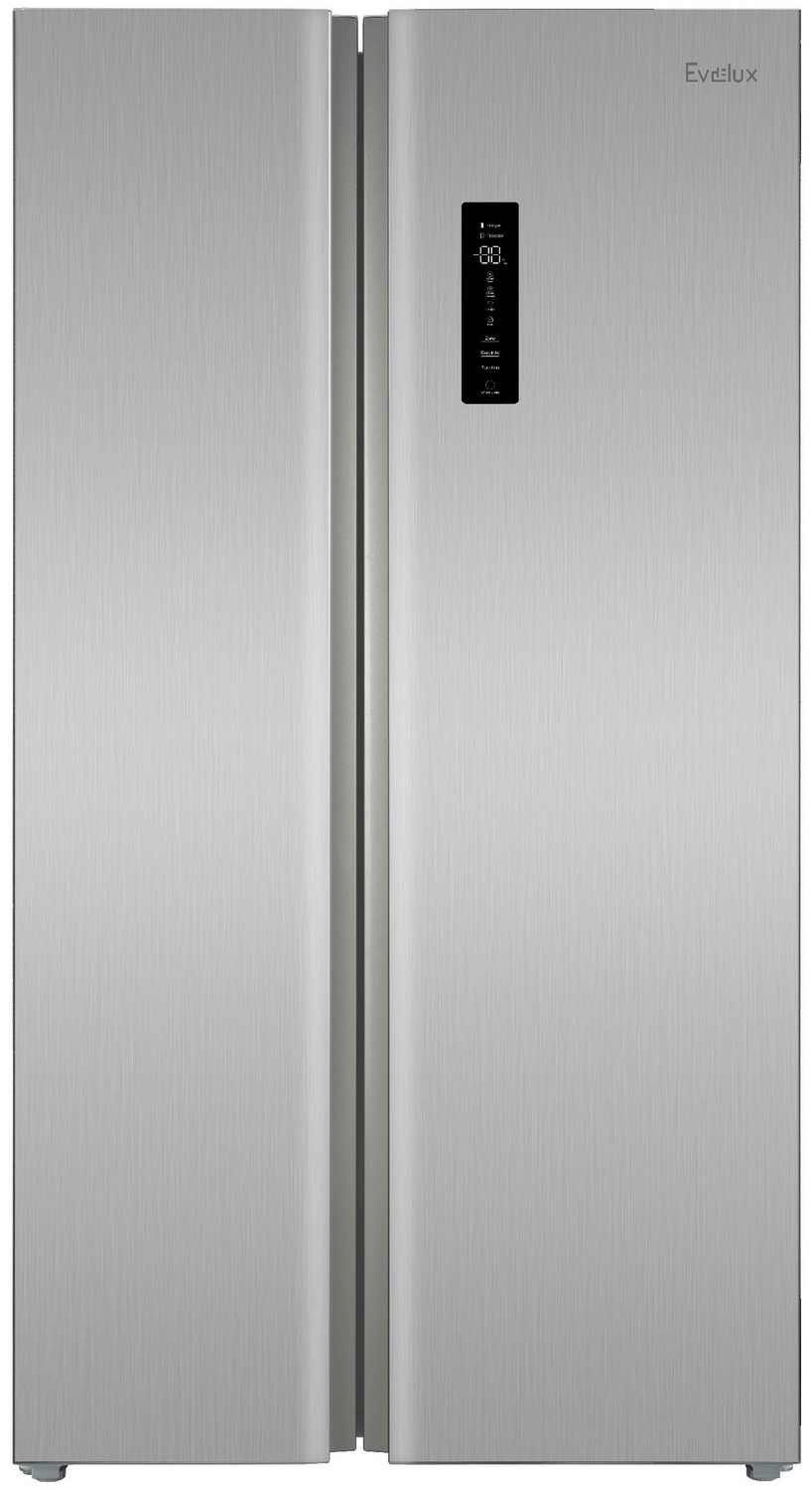 Изображение товара Холодильник Side-by-Side Evelux FSBS 5100 X нержавеющая сталь энергоэффективный