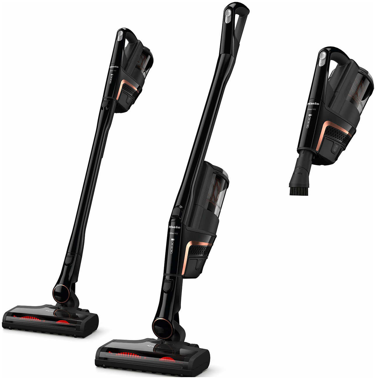 Пылесос вертикальный Miele Triflex HX2 125 Gala Edition Obsidian black