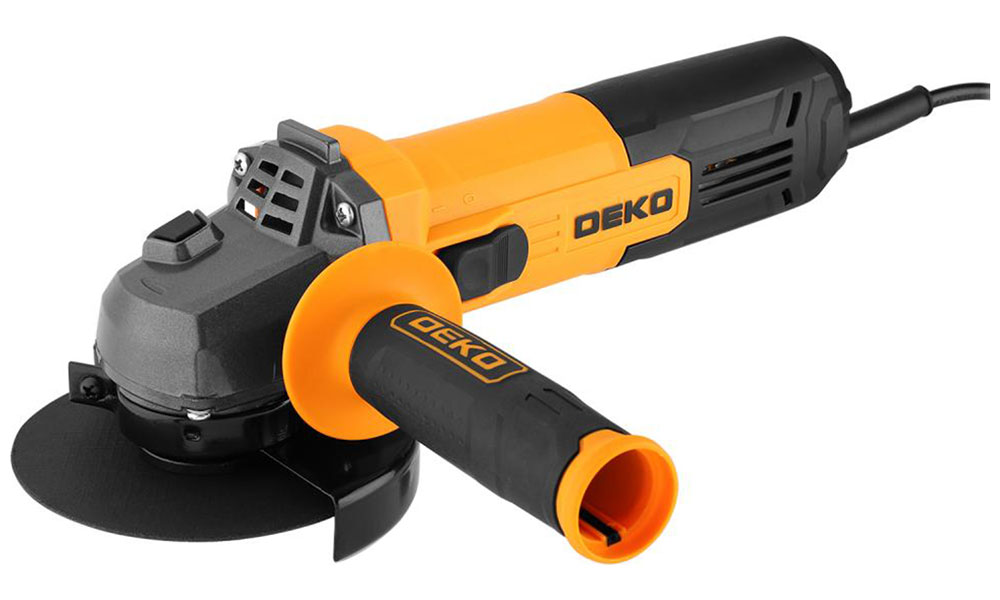 Угловая шлифовальная машина (болгарка) Deko AG750DK, 125 мм, 750 Вт, оранжевый