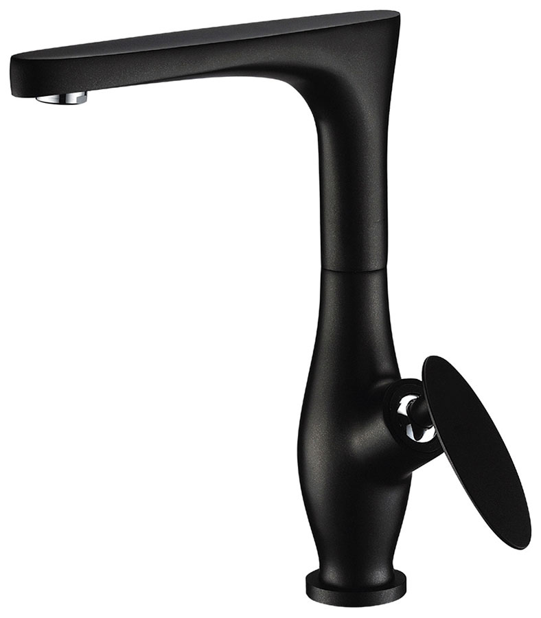 Изображение товара Смеситель для кухонной мойки Kaiser Star однорычажный черный матовый