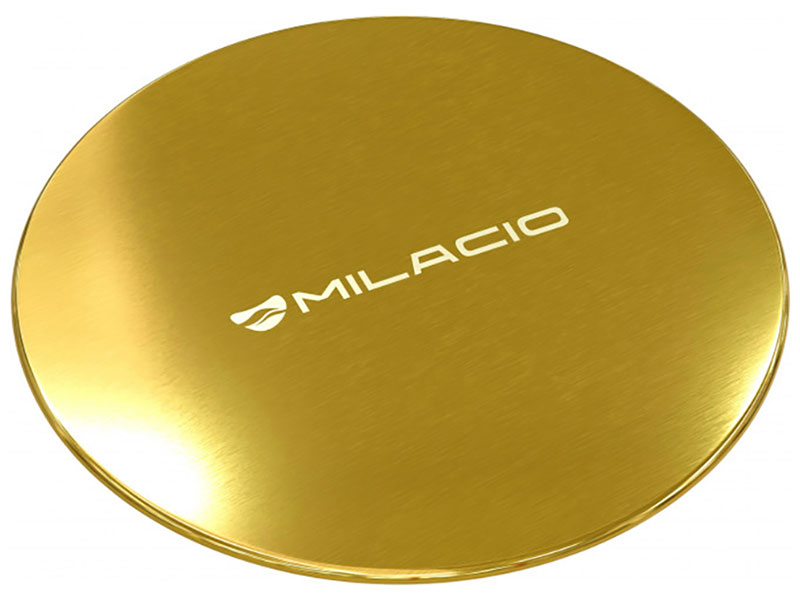 Изображение товара Декоративная крышка Milacio MCU 004 GD брашированное золото для кухонных моек