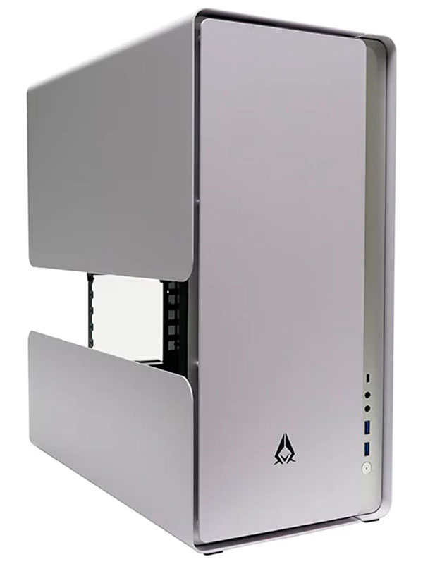 Изображение товара Компьютерный корпус Azza CAST белый 360 мм длина видеокарты RGB подсветка