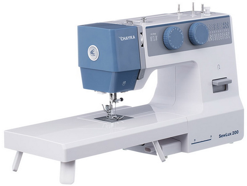 

Швейная машина Chayka SewLux 200, Белый/синий