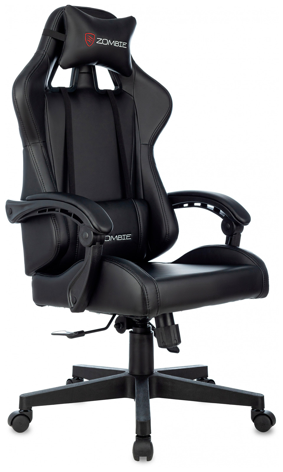 Изображение товара Кресло игровое Zombie GAME TETRA B, черный/карбон, экокожа, крестовина пластик