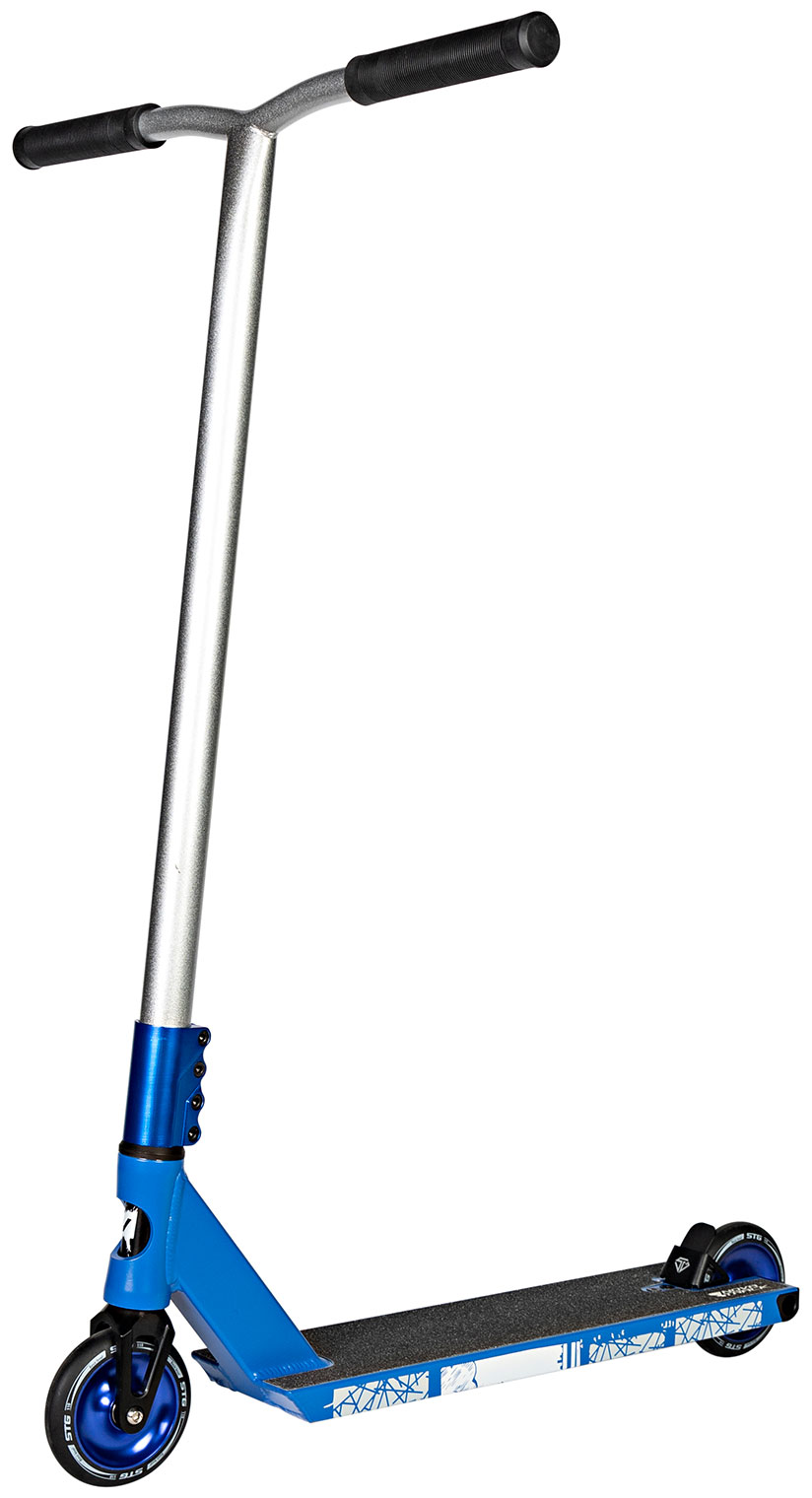 Изображение товара Трюковый самокат Novatrack Crow 10 алюминий синий 110 мм