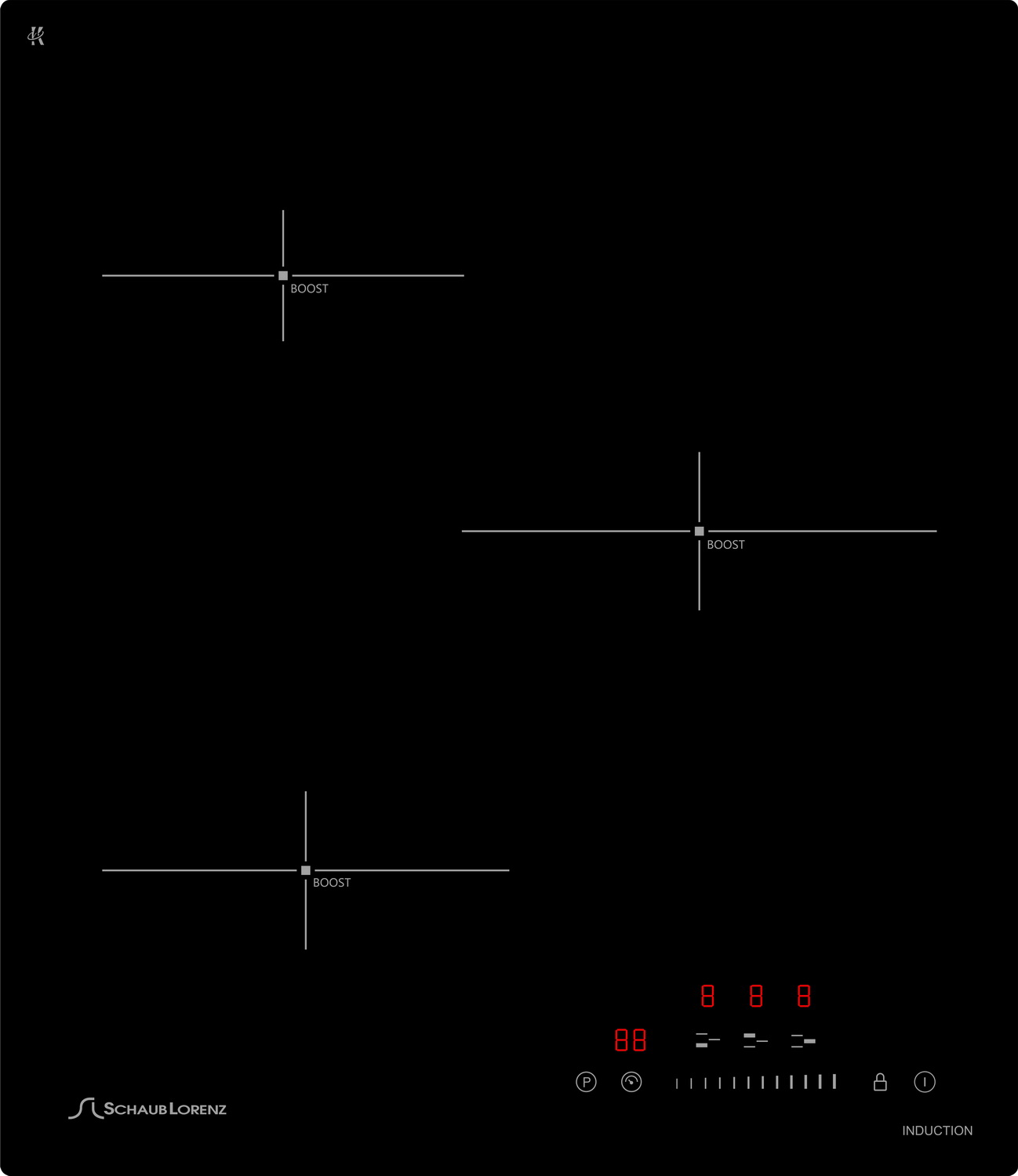 

Электрическая варочная панель Schaub Lorenz SLK IY 42 S5, Черный