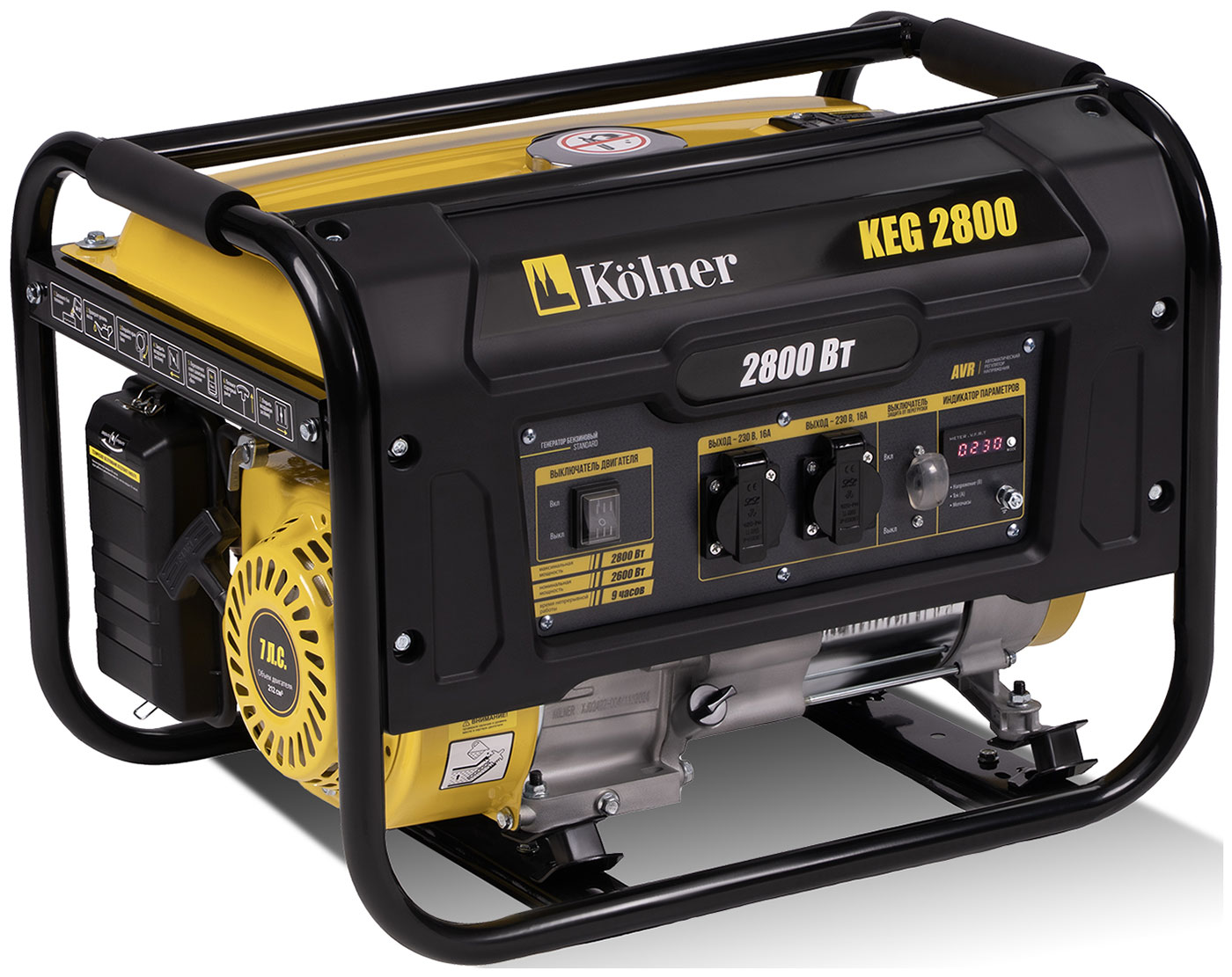 Изображение товара Генератор бензиновый Kolner KEG 2800