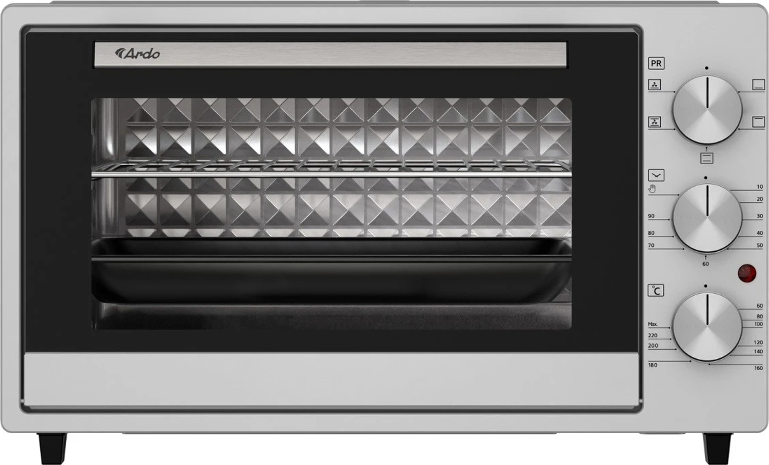 Изображение товара Мини-печь Ardo MO3851S2 с конвекцией и механическим таймером