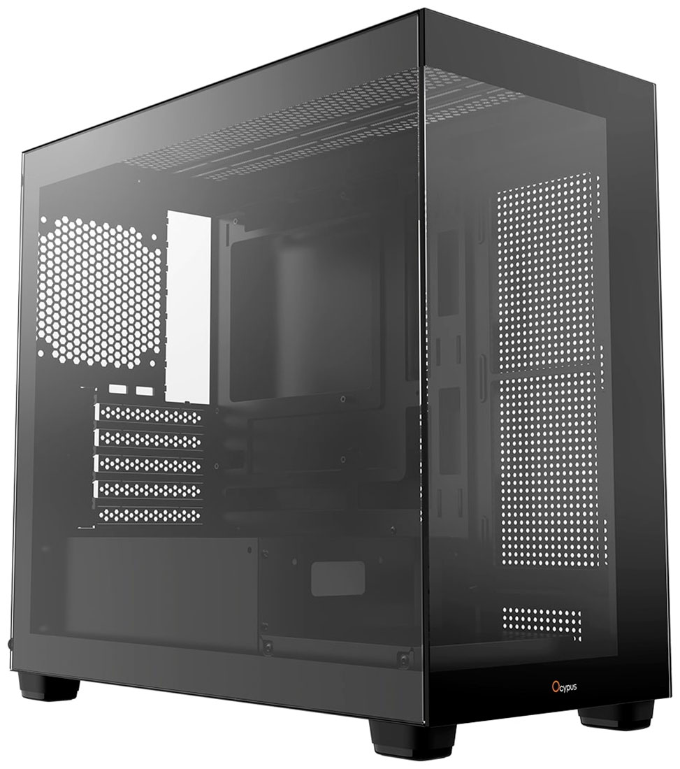 Изображение товара Компьютерный корпус Ocypus Gamma C52 BK мини-Tower стекло черный Extended