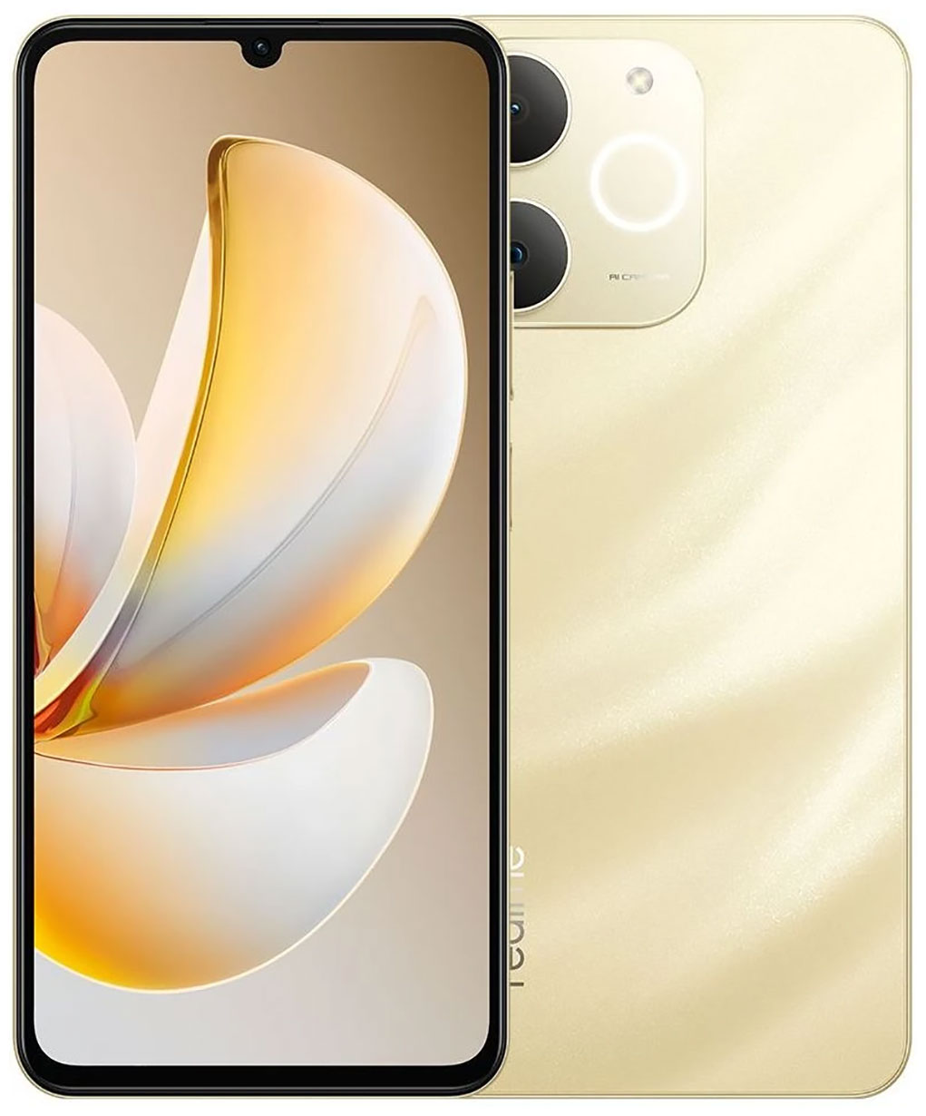 Изображение товара Смартфон Realme Note 70 RMX5313 128Gb 6Gb золотистый