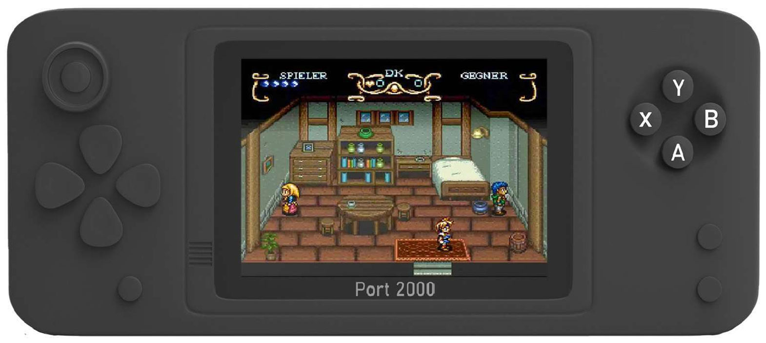 Изображение товара Портативная игровая приставка Retro Genesis Port 2000 с эмуляторами 10 систем и 3000 игр