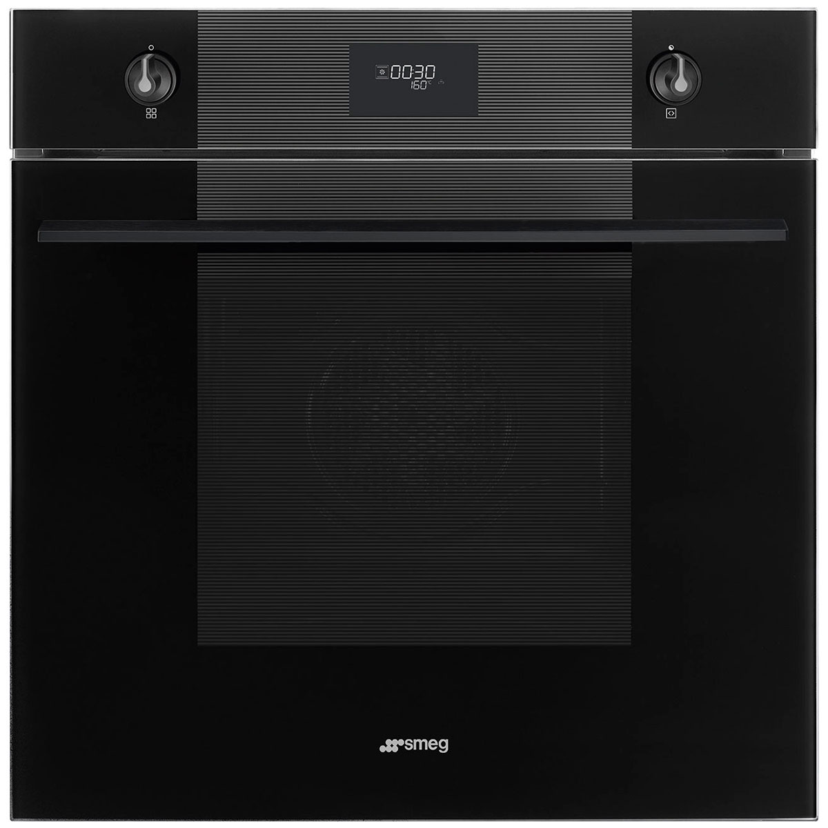 Изображение товара Электрический духовой шкаф Smeg SF6101TB3RU с черным стеклом и множеством функций
