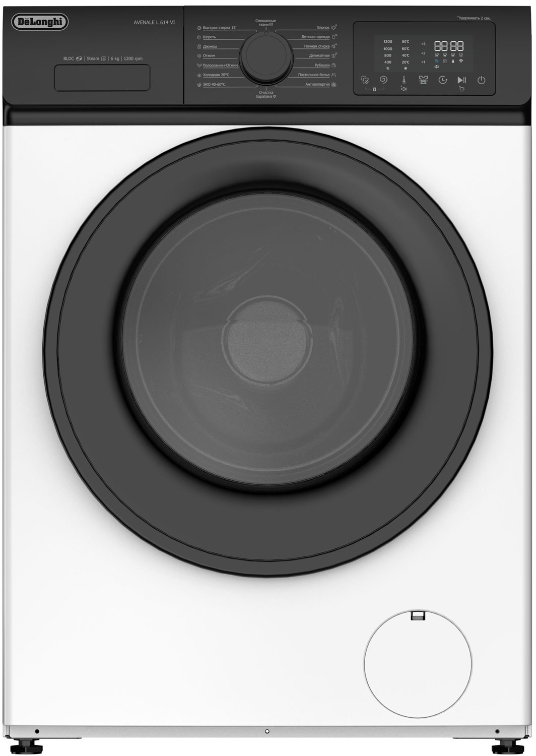 Изображение товара Стиральная машина De’Longhi AVENALE L 614 VI Изображение товара Стиральная машина De’Longhi AVENALE L 614 VI
