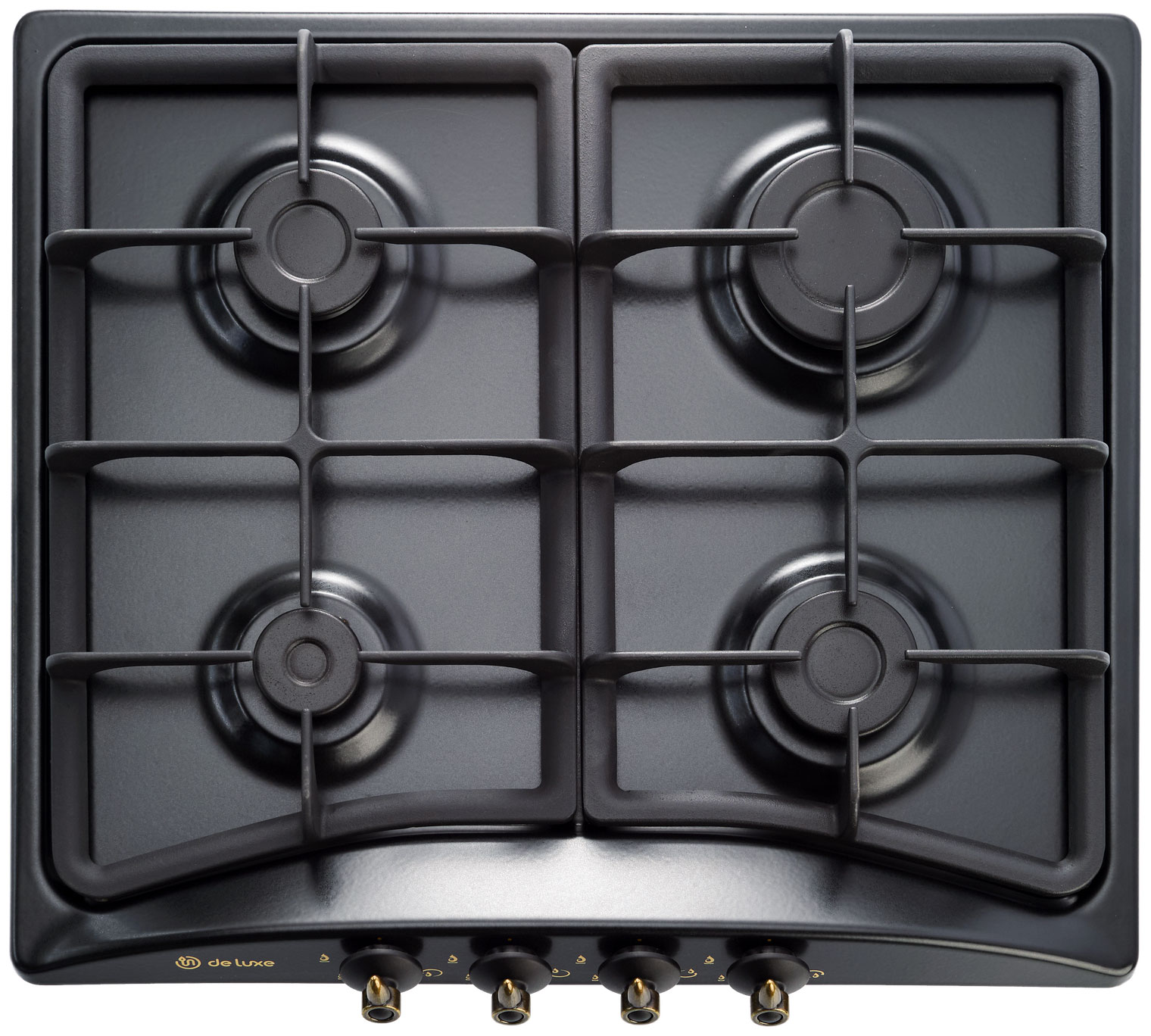 Изображение товара Газовая варочная панель De luxe 5840 для дома с 4 конфорками и электроподжигом