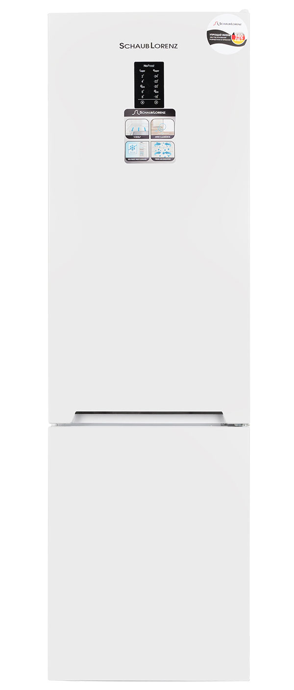 Изображение товара Двухкамерный холодильник Schaub Lorenz SLUS 379 W4E с системой No Frost и ионизацией