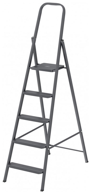 Изображение товара Стремянка Сибртех 5, ступеней, компактная, стальная 97945