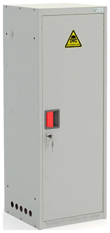 Шкаф для газовых баллонов Металл-Завод 50л (на 1 шт), серый шкаф для газ баллонов 27л на 1 шт серый