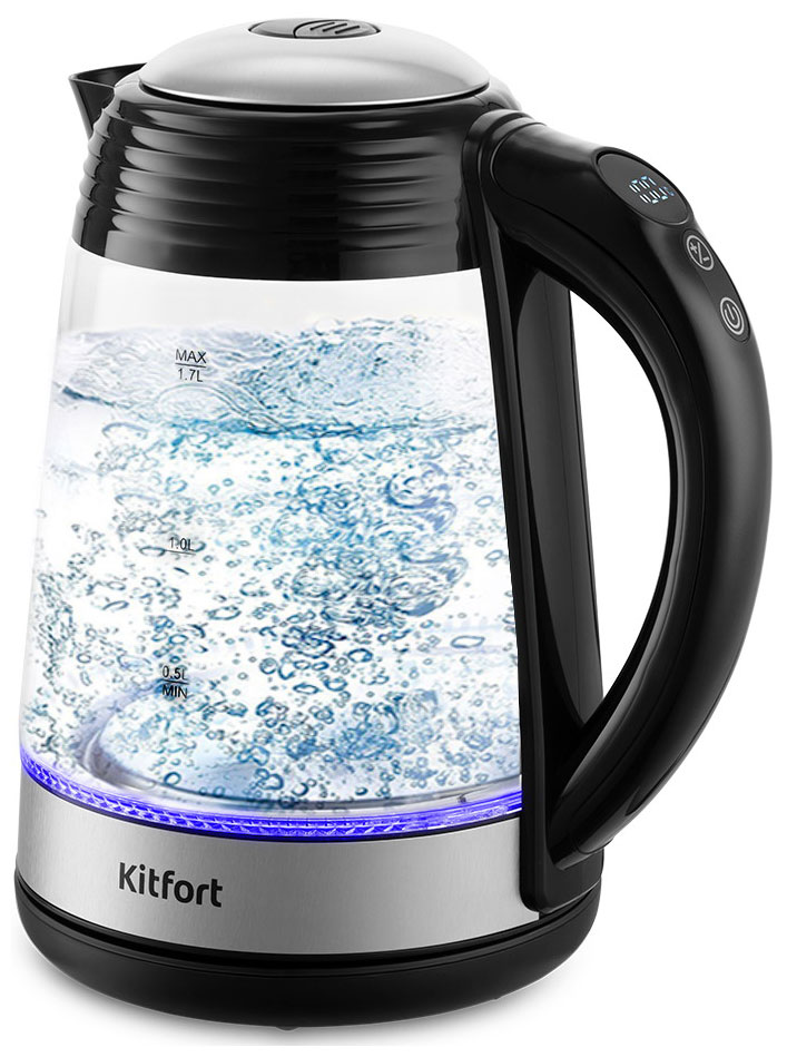 Чайник электрический Kitfort KT-6126 чайник электрический kitfort kt 640 5 ежевичный