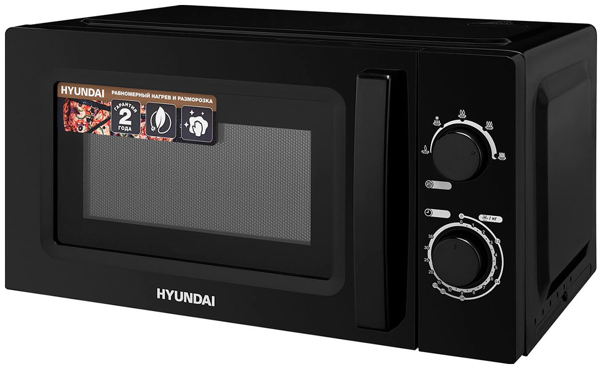 Микроволновая печь - СВЧ Hyundai HYM-M2008 20л. 700Вт черный