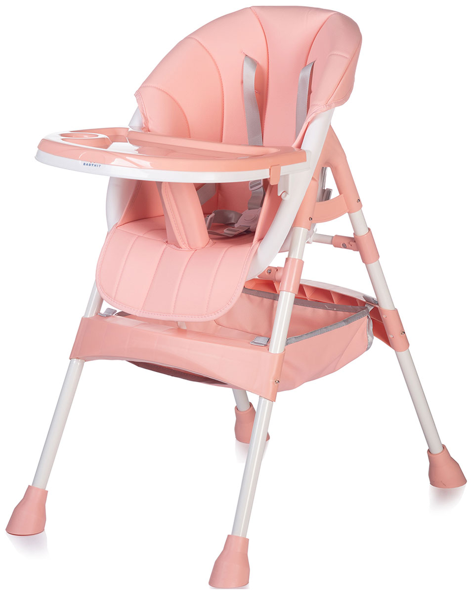 Стульчик для кормления Babyhit PANCAKE BHC102_LIGHT PINK аксессуары для мебели sweet baby столик для стульчика для кормления mio