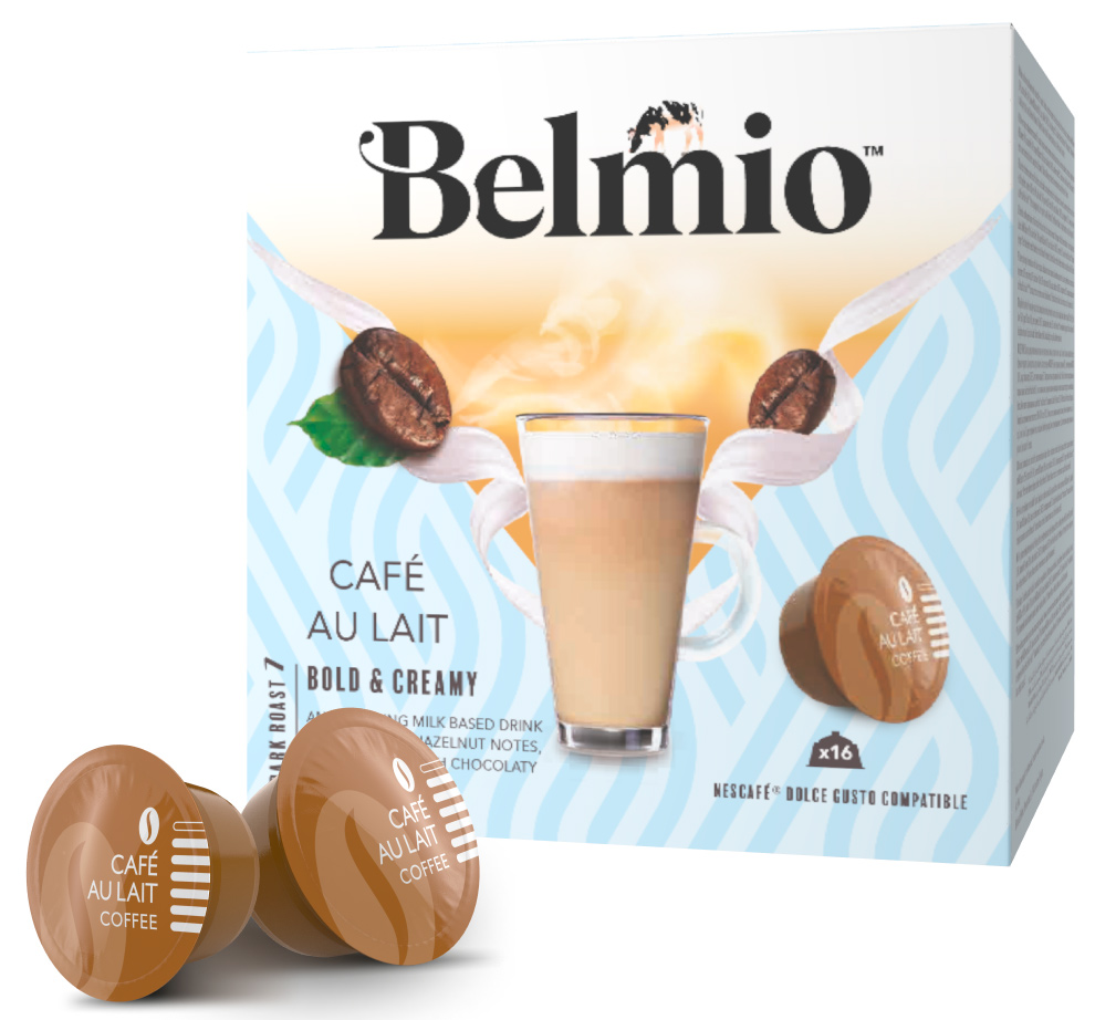 Кофе в капсулах Belmio Caf au Lait для системы Dolce Gusto, 16 капсул кофе в капсулах belmio caf au lait для системы dolce gusto 16 капсул