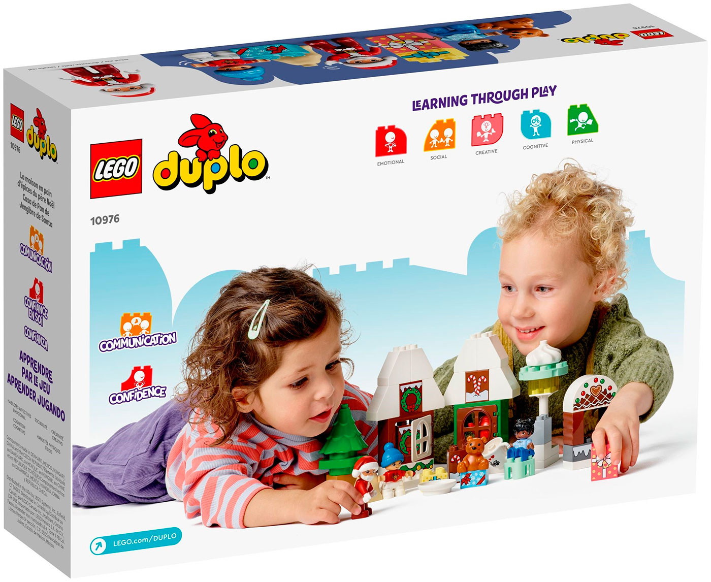 Конструктор Lego DUPLO Пряничный домик Деда Мороза 10976 | AliExpress