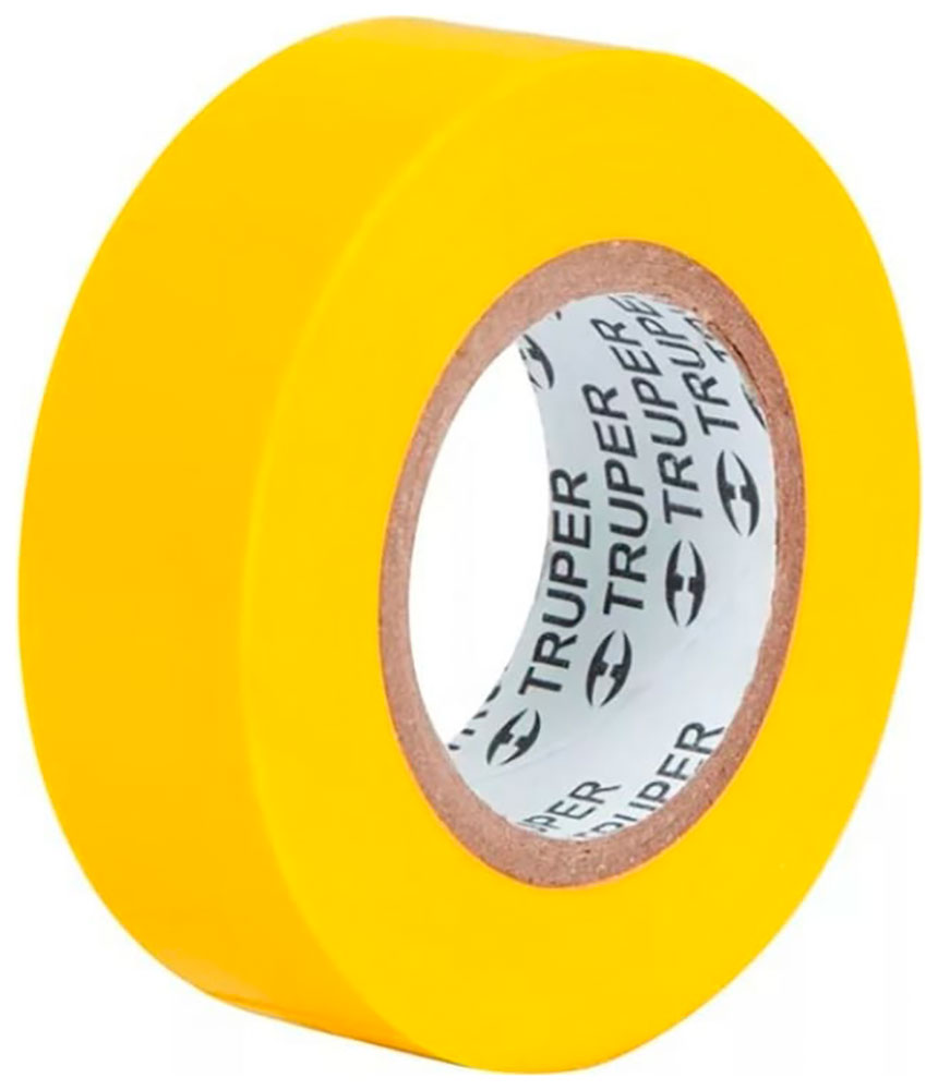 

Изолента Truper M-33А 12503 акрил, 18 м, ширина 19 мм, желтая, Желтый
