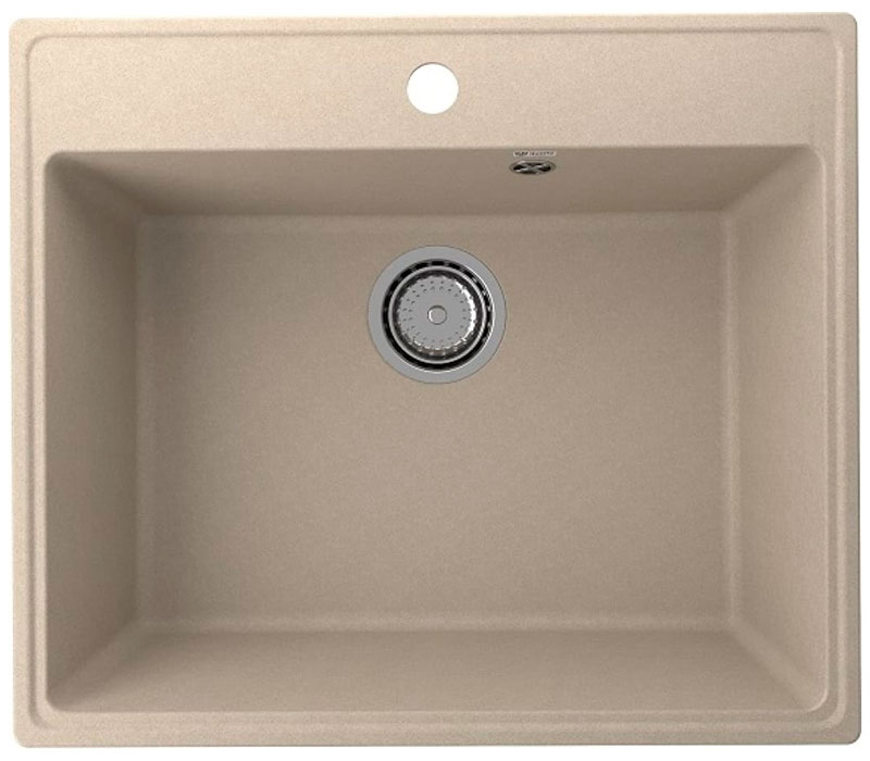 Изображение товара Кухонная мойка Ulgran Quartz Forte/десерт Forte 580-03 кварцевая прямоугольная бежевый