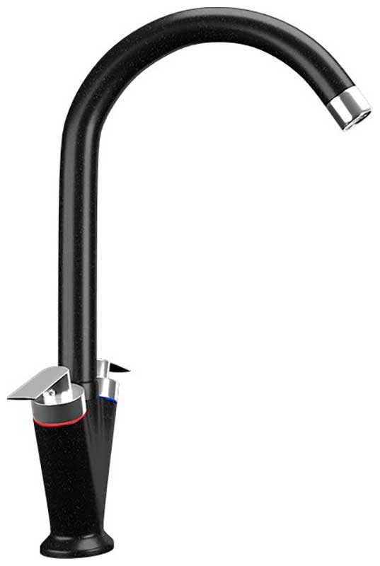 Изображение товара Кухонный смеситель Ulgran U-011/ультра-черный (U-011-344)