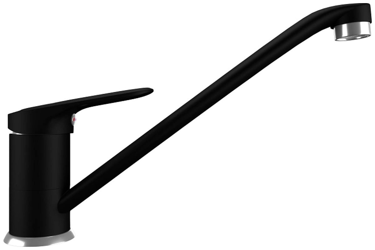 Изображение товара Смеситель для кухни Ulgran UQ-004/уголь однорычажный с поворотным изливом