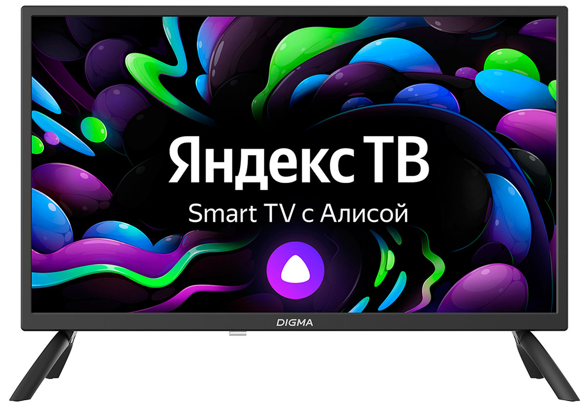 Изображение товара Телевизор Digma DM-LED24SBB31 24 дюйма Smart TV Яндекс.ТВ