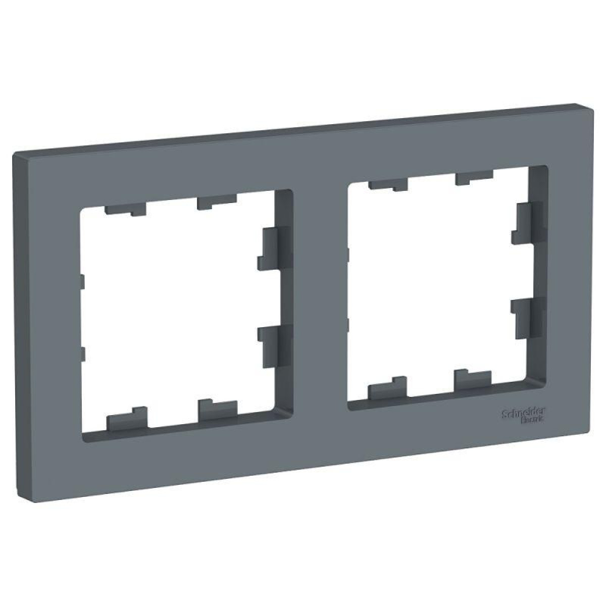 Изображение товара Рамки, декоративные элементы, основания для ЭУИ Systeme Electric Рамка 2-м AtlasDesign универс. грифель SE