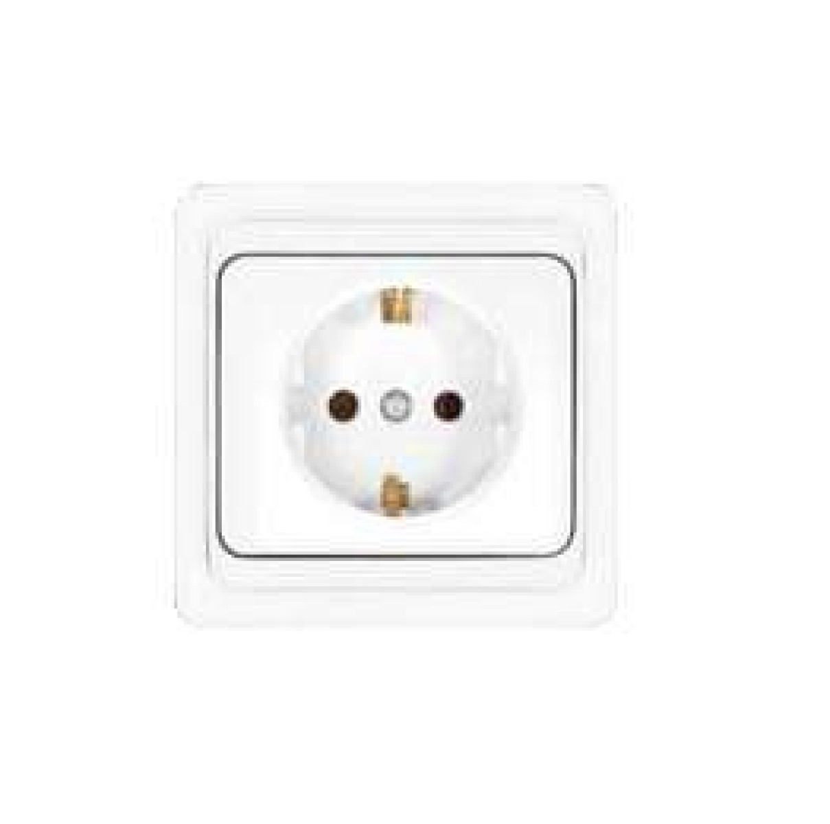 Изображение товара Универсальная розетка 1-м СП Валери 16А IP20 заземленная белая