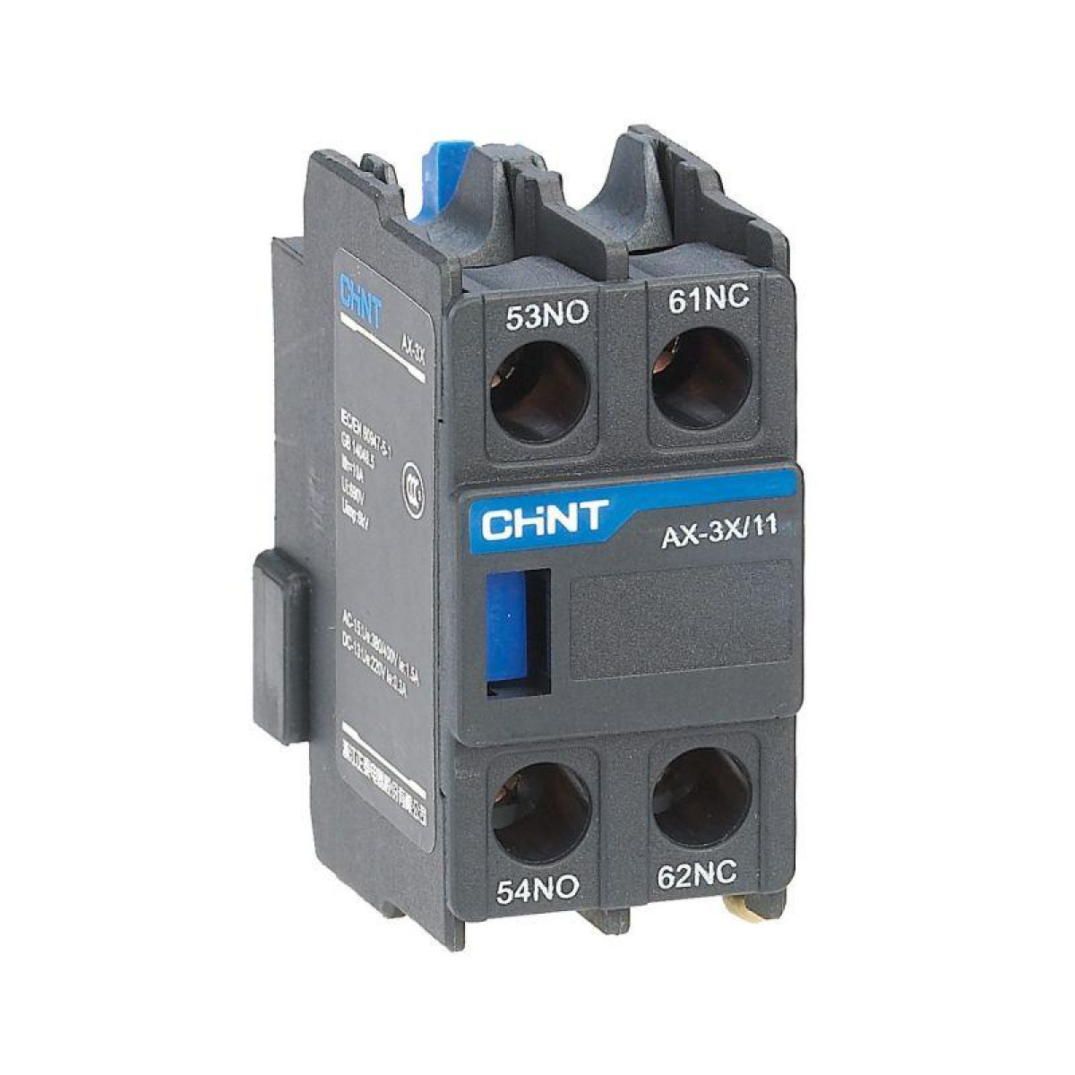 Изображение товара Приставка доп. контакты CHINT AX-3X/20 к контактору NXC-06~630 (R)