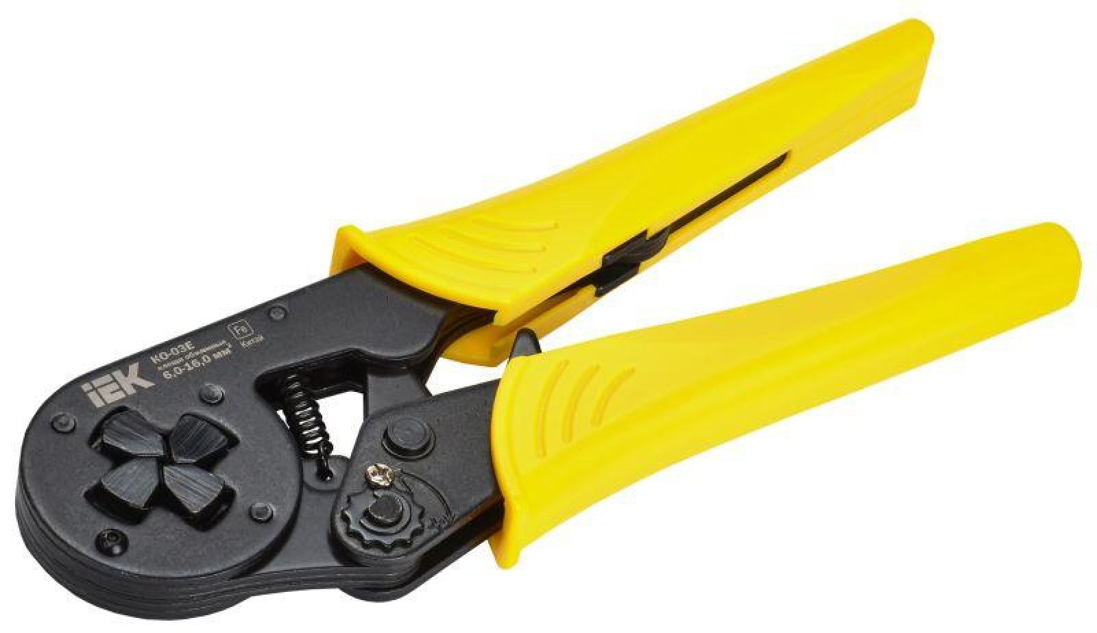 Изображение товара Клещи для обжима IEK КО-03Е 6-16 кв.мм профессиональные