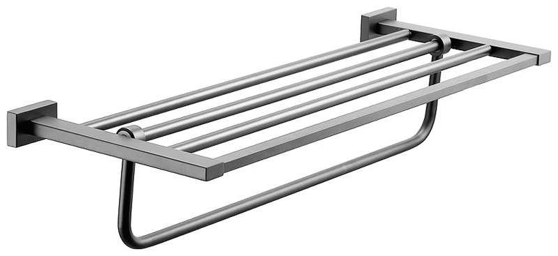 Изображение товара Полка для полотенец Belz B904/вороненая сталь (B90424)