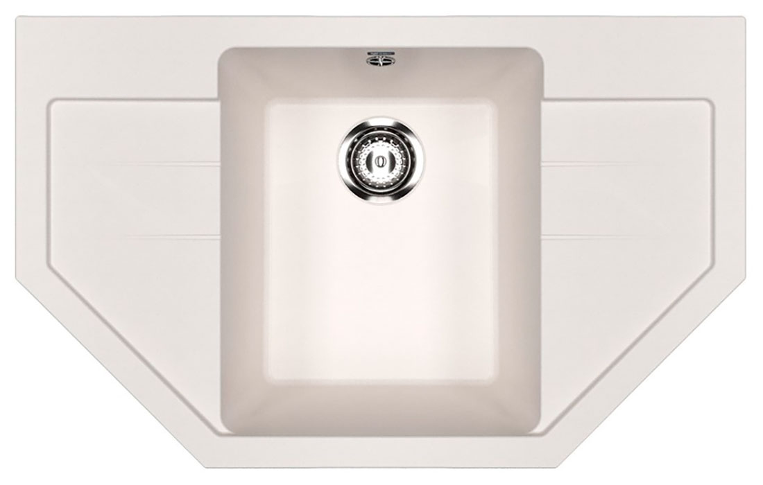 

Кухонная мойка Ulgran U-609/белый (U-609-331)