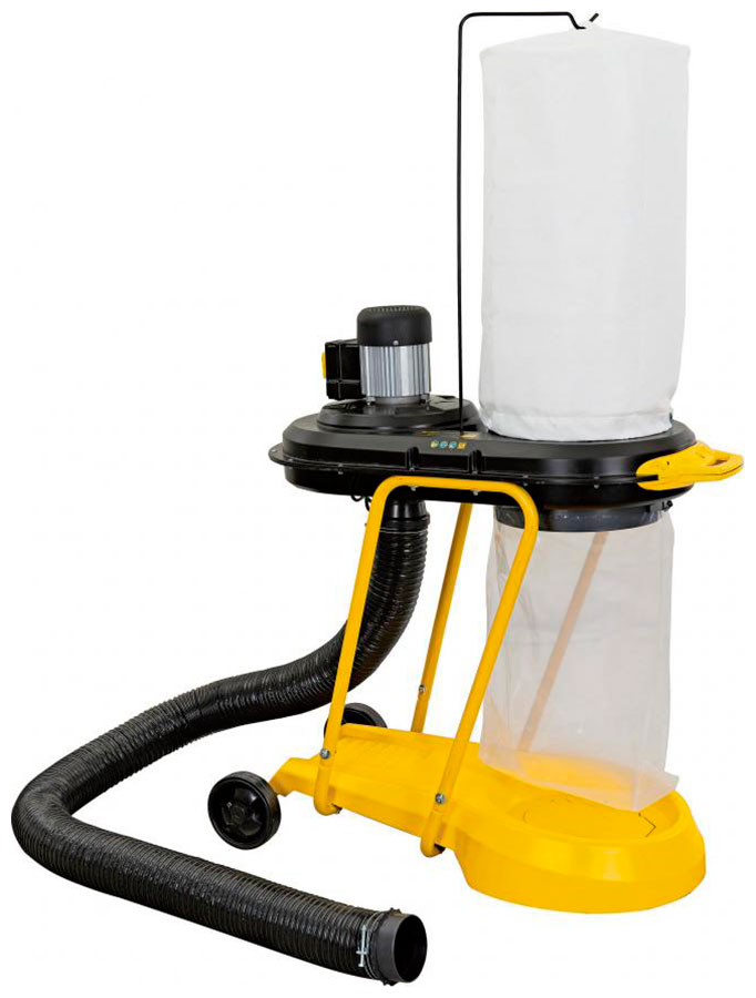 Стружкоотсос Zitrek ZKDC1200, 750 Вт, 75 л, бело-желтый (067-1013)