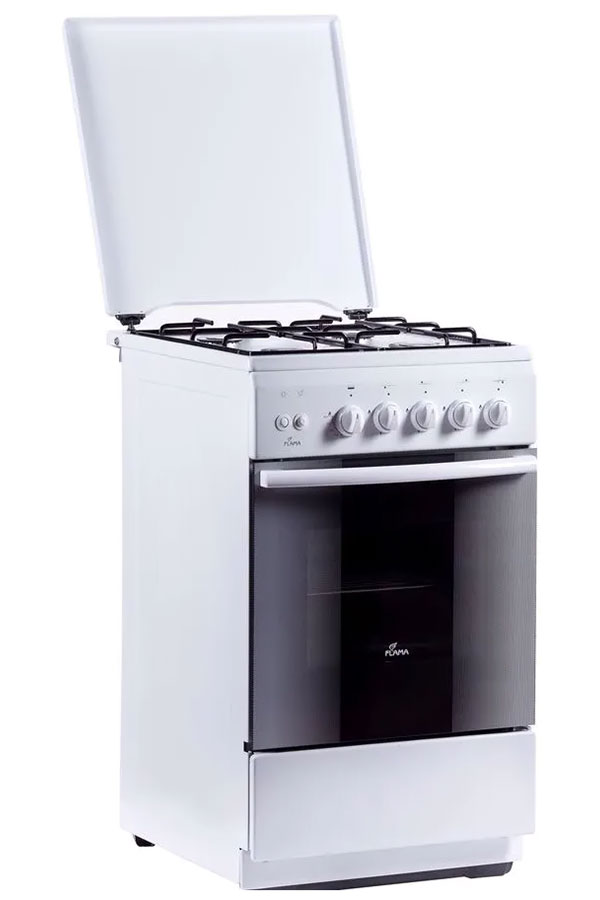 Изображение товара Газовая плита Flama FG 2426 W с духовкой 50 л и электроподжигом белая