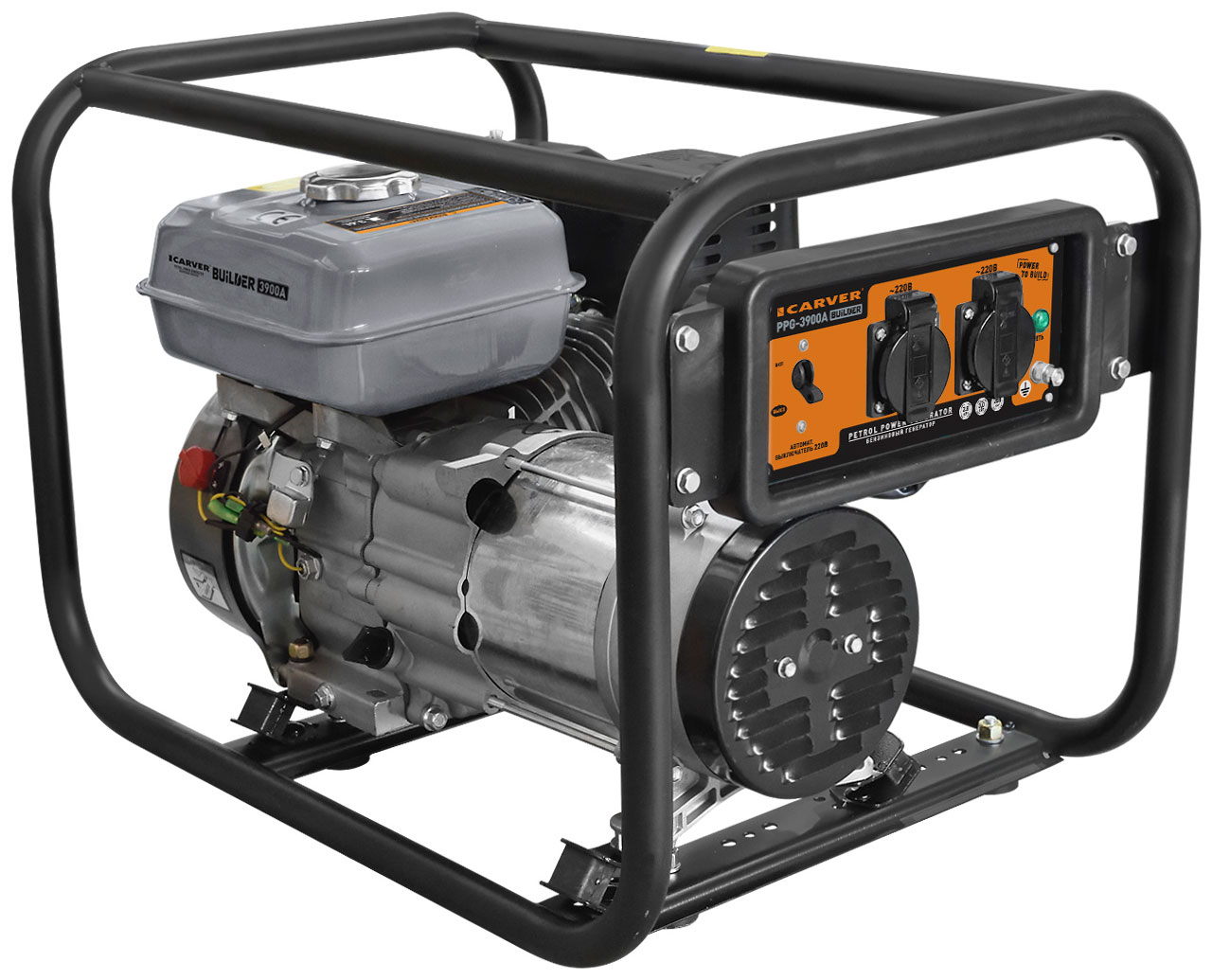 Изображение товара Электрический генератор и электростанция Carver PPG-3900А BUILDER 01.020.00017
