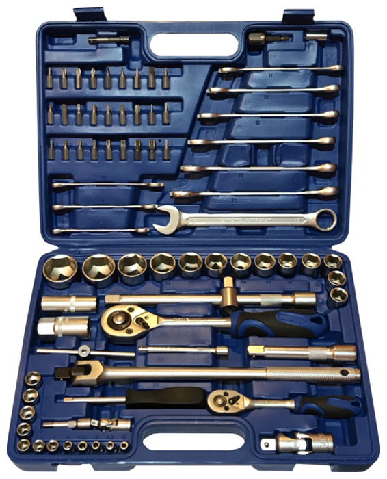 Изображение товара Набор инструментов для автомобиля Союз 1045-20-S79C 79 предметов в пластиковом кейсе