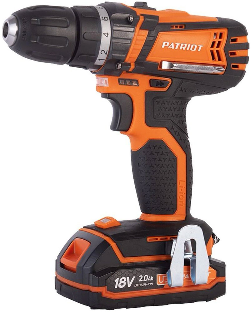 

Дрель-шуруповерт Patriot BR 181UES аккум. патрон:быстрозажимной (кейс в комплекте)