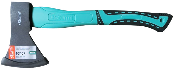 Изображение товара Топор Sturm! Tomahawk 1015-07-600 надежный инструмент из стали с рукояткой из фибергласса