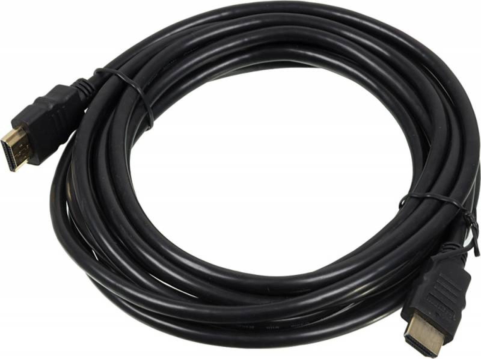 Кабель аудио-видео Noname High Speed ver.1.4 HDMI (m)/HDMI (m) 5м. позолоч.конт. черный Кабель аудио-видео Noname High Speed ver.1.4 HDMI (m)/HDMI (m) 5м. позолоч.конт. черный