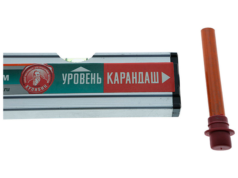 Изображение товара Угольник Sturm! 2020-06-400, со встроенными уровнем и карандашом