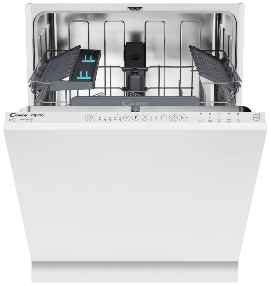 Изображение товара Встраиваемая посудомоечная машина Candy CI 4E7L0W 08 с Wi-Fi и 14 комплектов