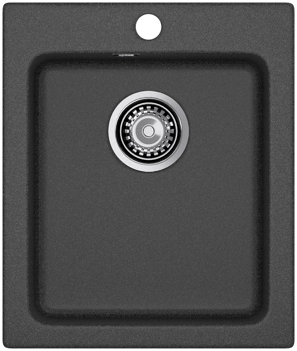 Изображение товара Кухонная мойка GranFest PRACTIK 505 искусственный мрамор графит 57.4х58.5 см
